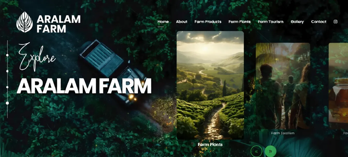 Aralamfarm homepage