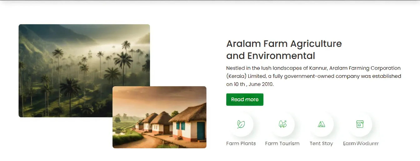Aralamfarm homepage
