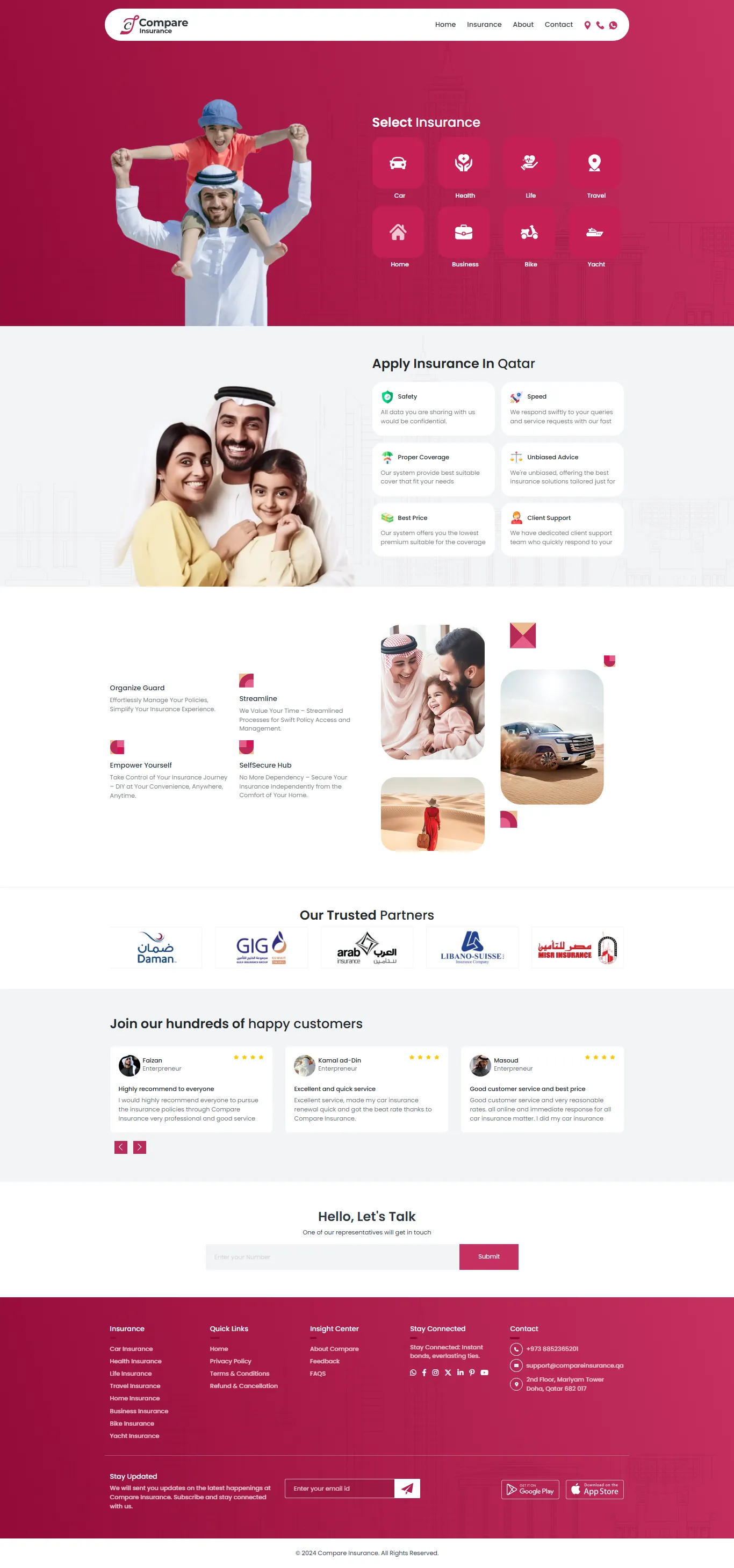 compareinsurance homepage